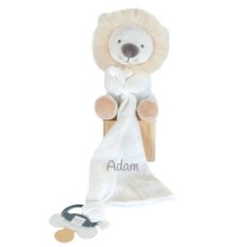 DouDou Cuddly Pacifier Cloth Lion